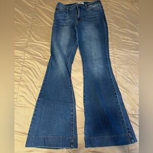 KanCan Dark Blue Flare Jeans
